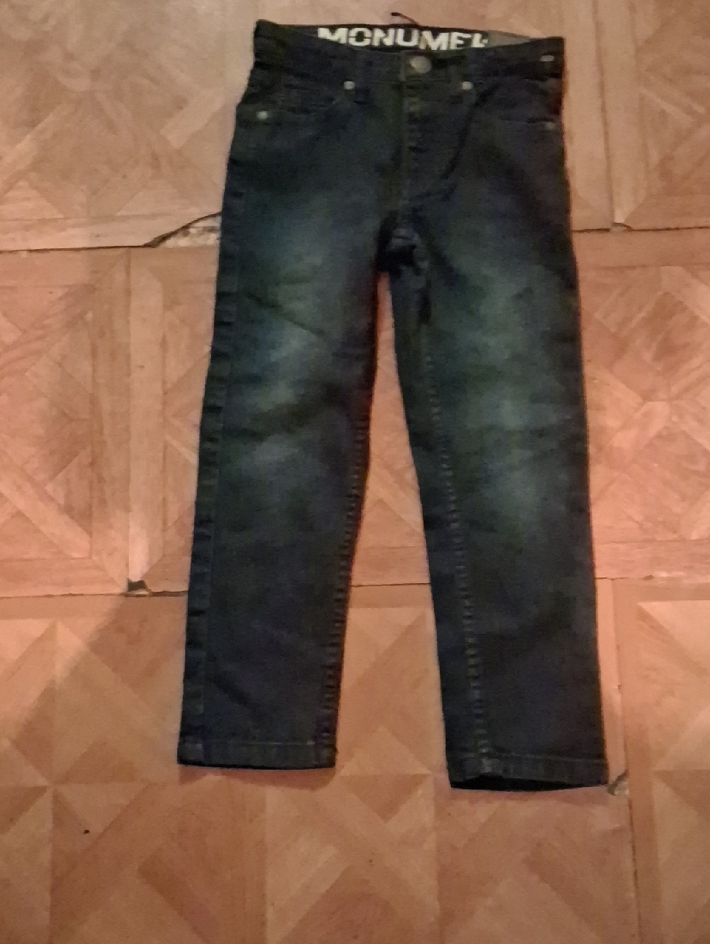 Monument Kids Dark Blue Jeans - Stretch Denim Bottoms